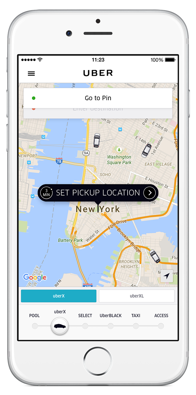 UBER https://uber.com/ride Download the app to your Smart Device
